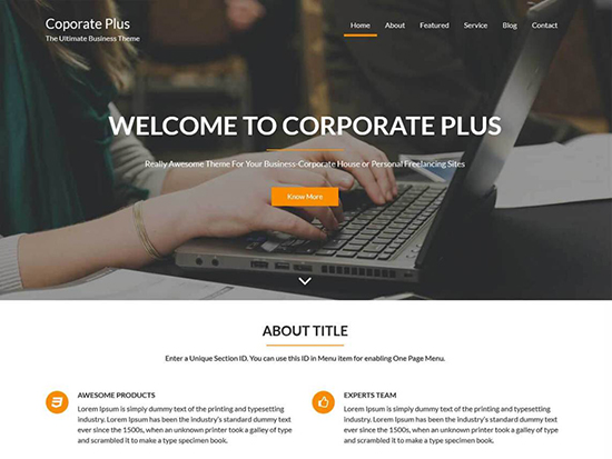 theme-wordpress-corporate-plus